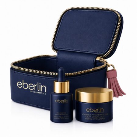 Kit Jewelry Box Eterna C Christmas 2026 Eberlin com Sérum e Creme Eterna C-Vital